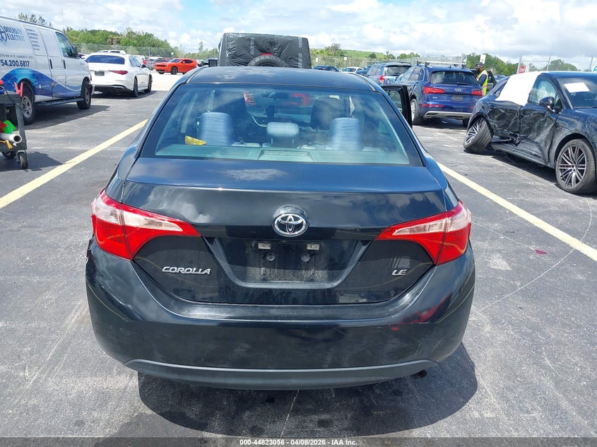 2017 Toyota Corolla 1.8 Le black Lot 111044823056 Vin 5YFBURHE7HP617026