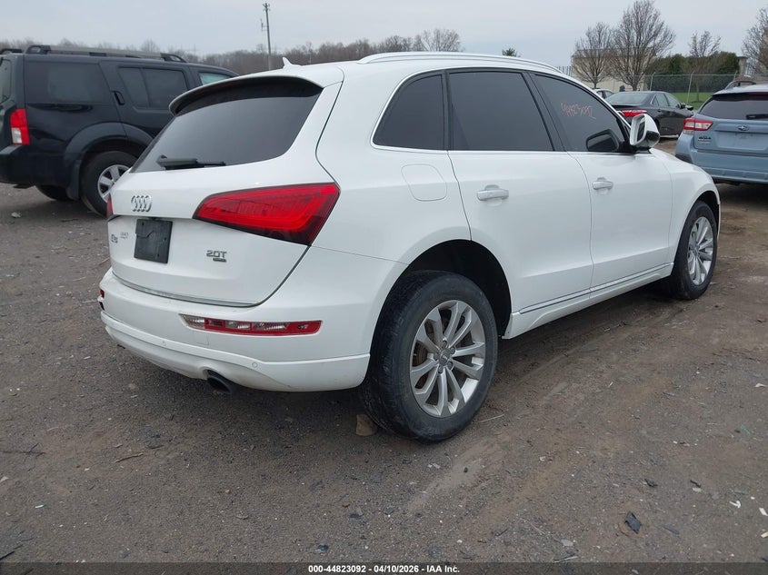 2015 Audi Q5 2.0 2.0T Premium white Lot 111044823092 Vin WA1LFAFP9FA062998