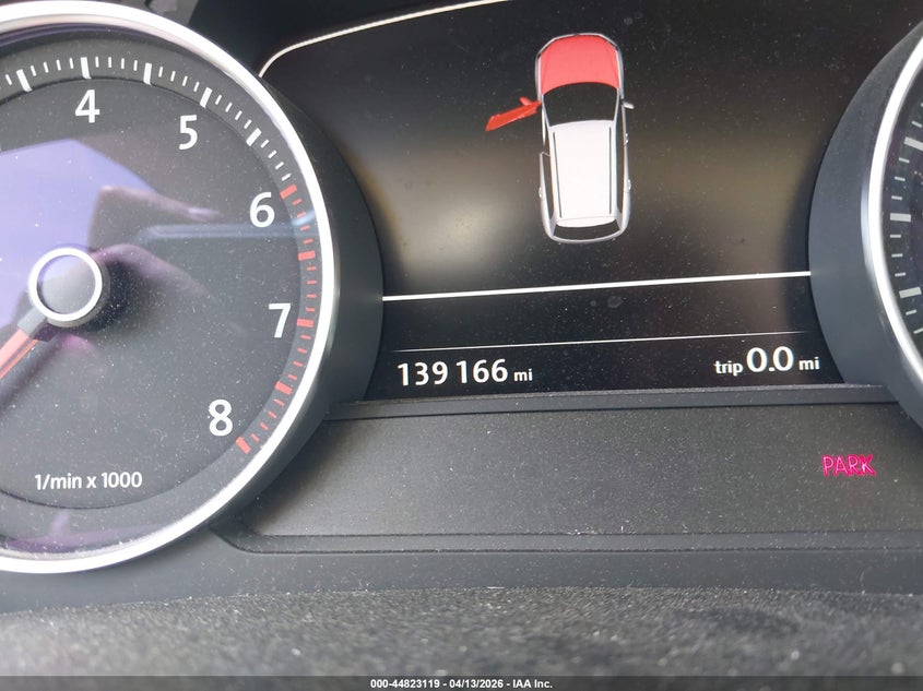 2014 Volkswagen Touareg 3.6L Lux VIN: WVGEF9BP8ED006675 Lot: 44823119