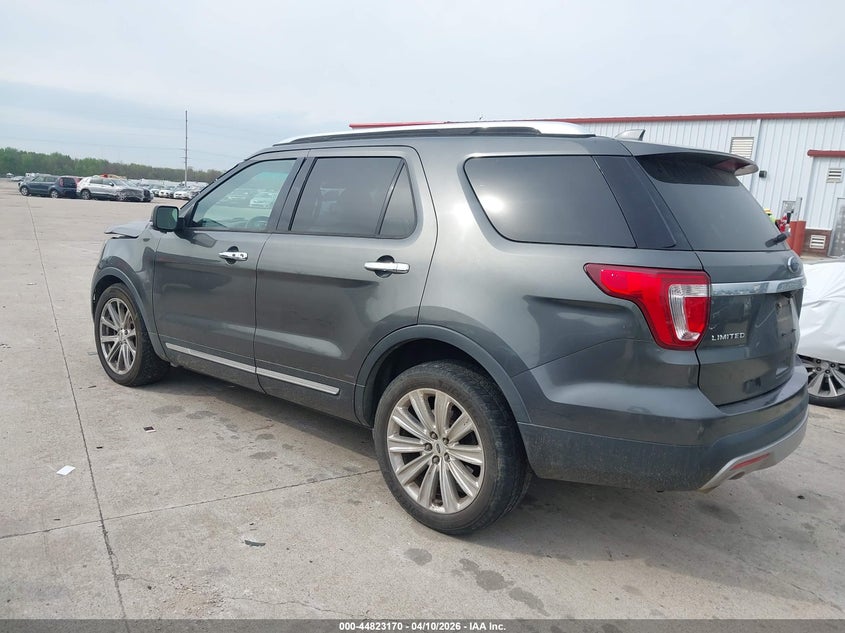 Vin: 1fm5k8f82hgb04645, lot: 45320442, ford explorer limited 20173