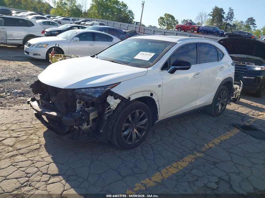 Vin: jtjyarbz7g2024064, lot: 45320467, lexus nx 200t f sport 20162