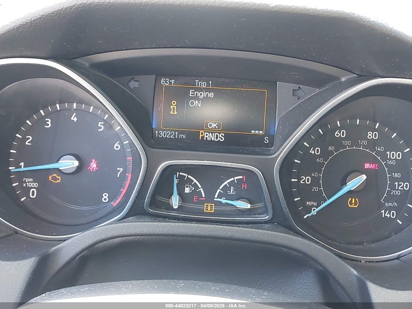 2015 Ford Focus 2.0 Se grey Lot 111044823217 Vin 1FADP3K28FL211361