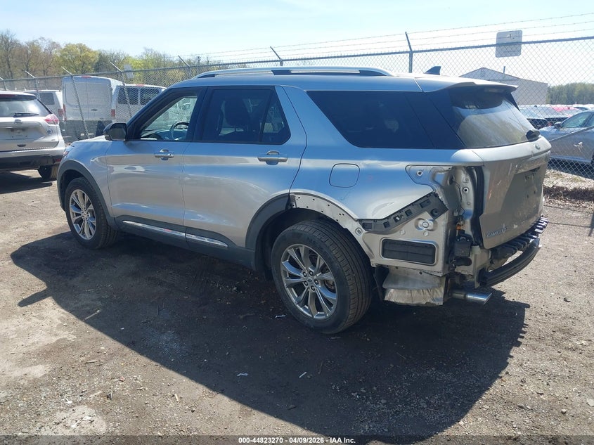 2021 Ford Explorer 2.3 Limited silver Lot 111044823270 Vin 1FMSK8FH1MGA87799