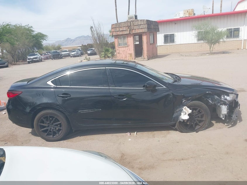 2017 Mazda 6 2.5 Sport black Lot 111044823300 Vin JM1GL1U51H1155132