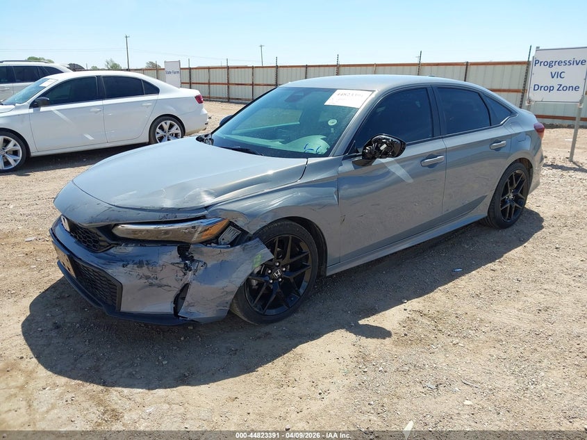 2025 Honda Civic 2.0 Sport grey Lot 111044823391 Vin 2HGFE2F52SH559690