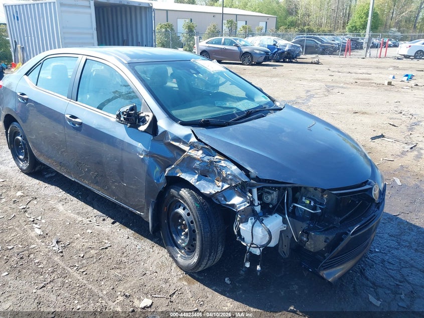 2017 Toyota Corolla 1.8 Le grey Lot 111044823406 Vin 2T1BURHE7HC842305