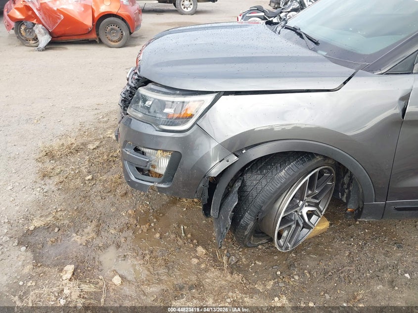2016 Ford Explorer 3.5 Sport grey Lot 111044823419 Vin 1FM5K8GTXGGC71434
