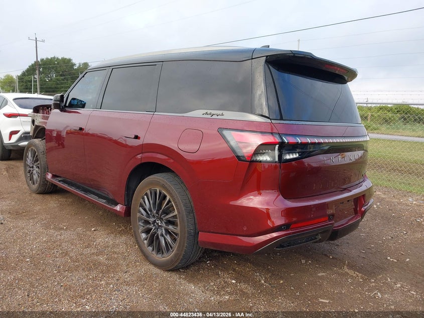 Vin: jn8az3cc8s9600804, lot: 45320708, infiniti qx80 autograph awd 20253