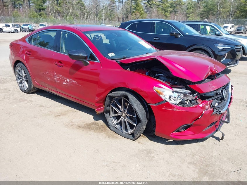 2014 Mazda 6 2.5 I Grand Touring red Lot 111044823459 Vin JM1GJ1W54E1103010