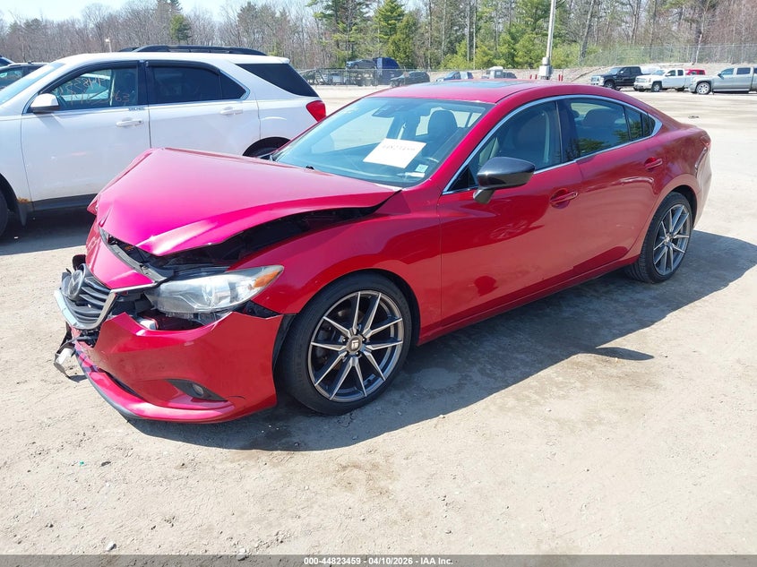 2014 Mazda 6 2.5 I Grand Touring red Lot 111044823459 Vin JM1GJ1W54E1103010