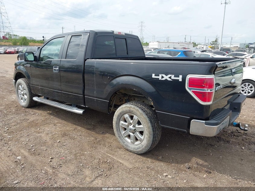 2013 Ford F-150 5.0 Xlt black Lot 111044823595 Vin 1FTFX1EF1DFD24747