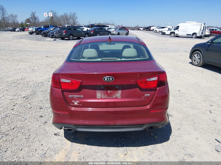 2015 Kia Optima 2.4 Lx red Lot 111044823658 Vin 5XXGM4A78FG367645