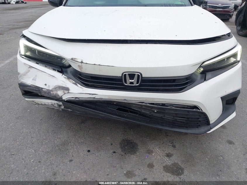 2023 Honda Civic 2.0 Sport white Lot 111044823697 Vin 2HGFE2F56PH552913