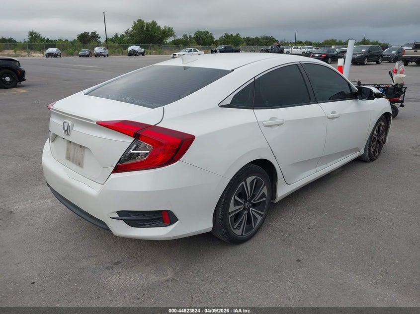 2017 Honda Civic 1.5 Ex-L white Lot 111044823824 Vin 2HGFC1F75HH659177