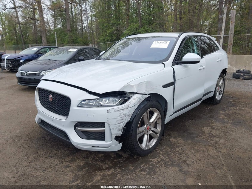 2017 Jaguar F-pace 3.0 35t R-sport White Lot 111044823843 Vin SADCL2BV0HA489941