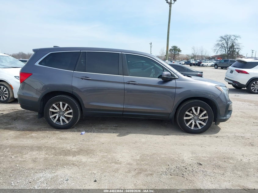 2019 Honda Pilot 3.5 Ex-L grey Lot 111044823854 Vin 5FNYF6H42KB028303