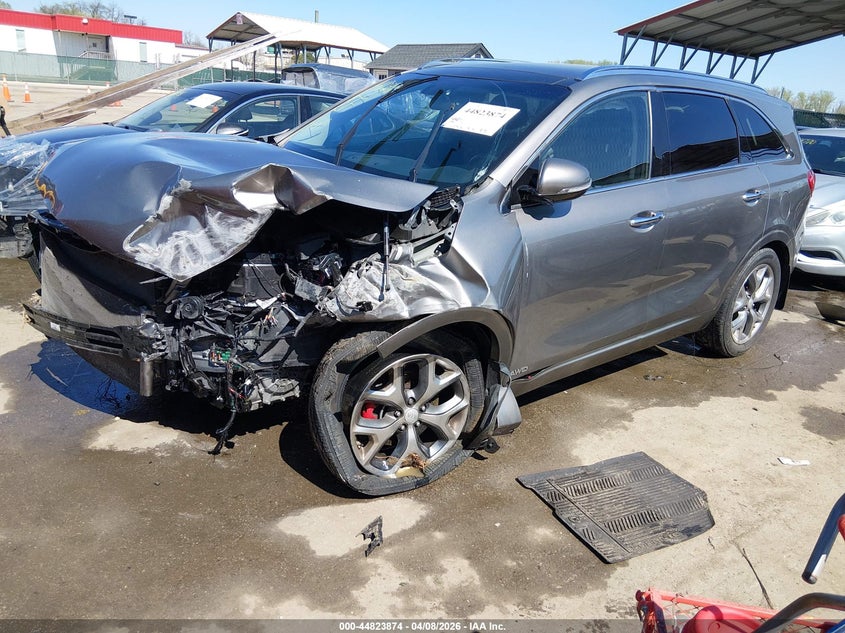 2017 Kia Sorento 3.3 3.3L Sx grey Lot 111044823874 Vin 5XYPKDA58HG274501