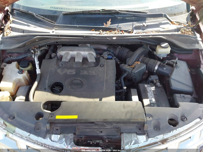 2005 Nissan Murano S VIN: JN8AZ08T05W313132 Lot: 44823967