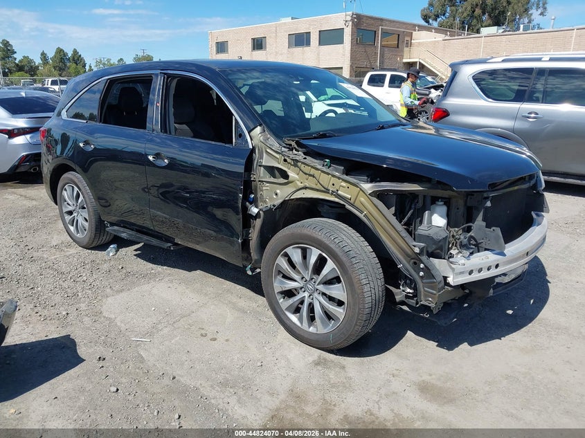2016 Acura Mdx Technology Acurawatch Plus Packages/Technology Package