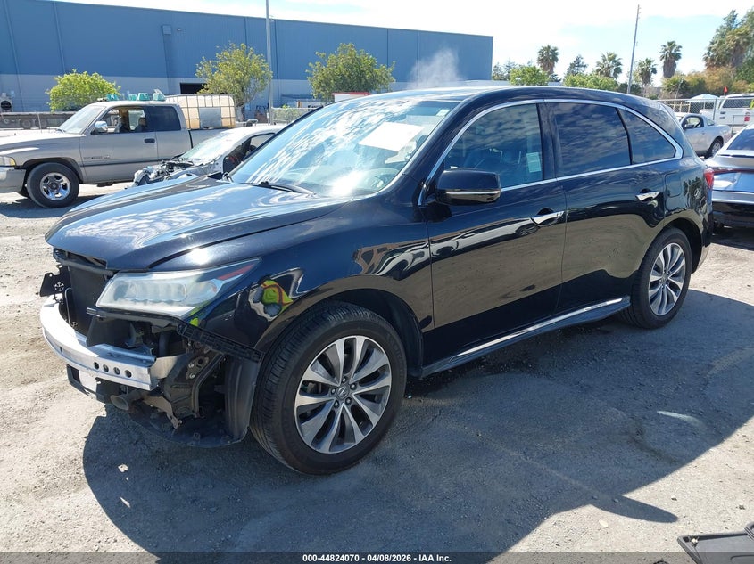 2016 Acura Mdx Technology Acurawatch Plus Packages/Technology Package