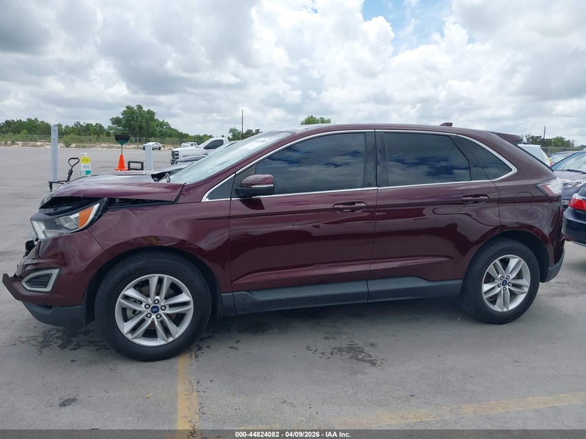 2FMPK3J91HBC09194 2017 Ford Edge 2.0 Sel brown