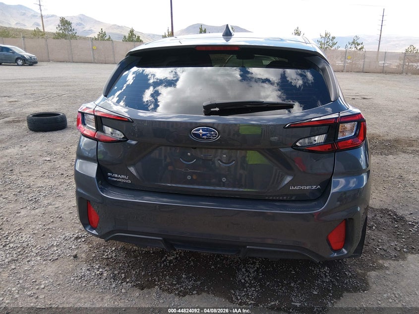 2025 Subaru Impreza 2.0 Sport 5-Door grey Lot 111044824092 Vin JF1GUAFC8S8324320