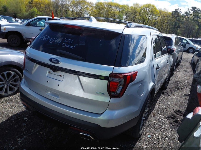 Vin: 1fm5k8gtxhga39787, lot: 45321365, ford explorer sport 20174