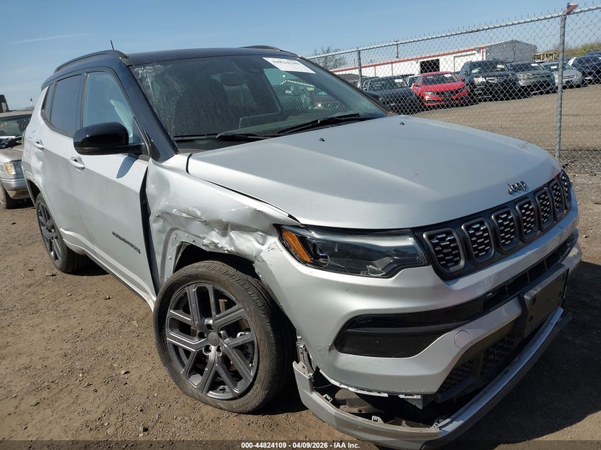 2024 Jeep Compass 2.0 Limited 4X4 silver Lot 111044824109 Vin 3C4NJDCN4RT173277