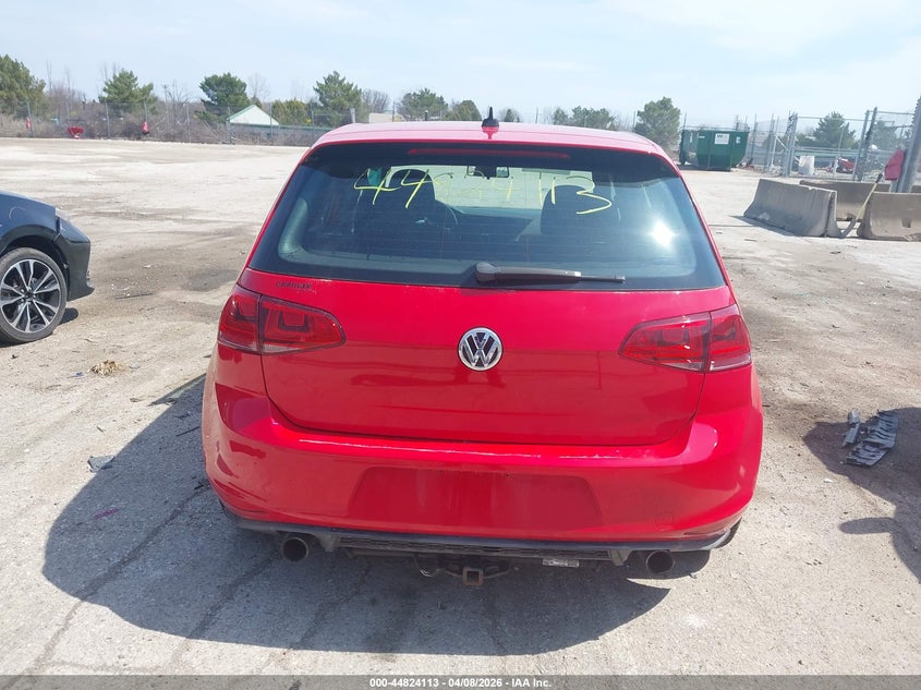 2015 Volkswagen Golf Gti 2.0T S 4-Door VIN: 3VW4T7AU3FM020541 Lot: 44824113