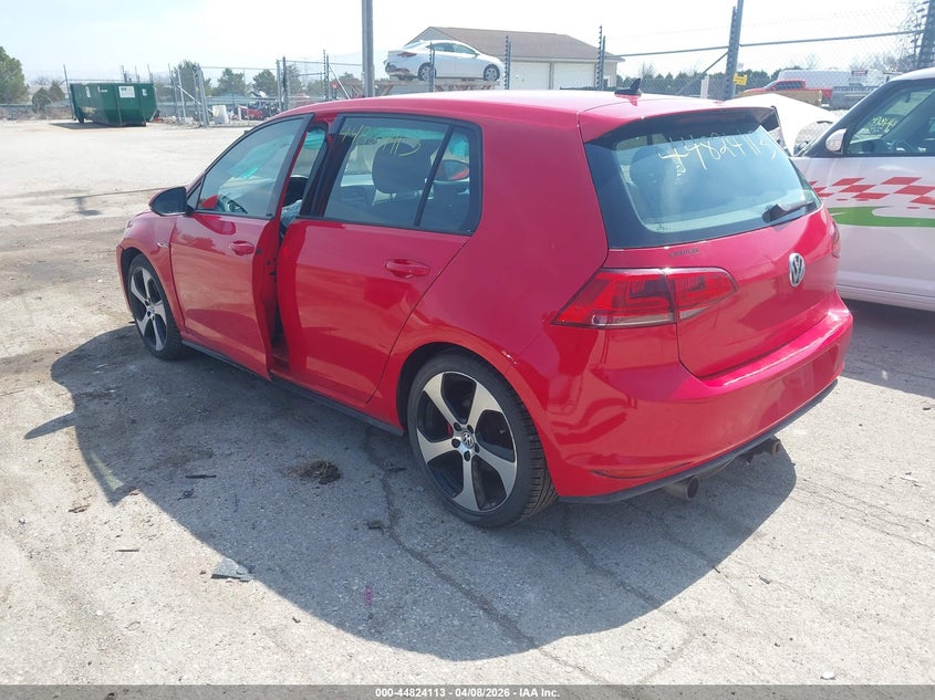 2015 Volkswagen Golf Gti 2.0T S 4-Door