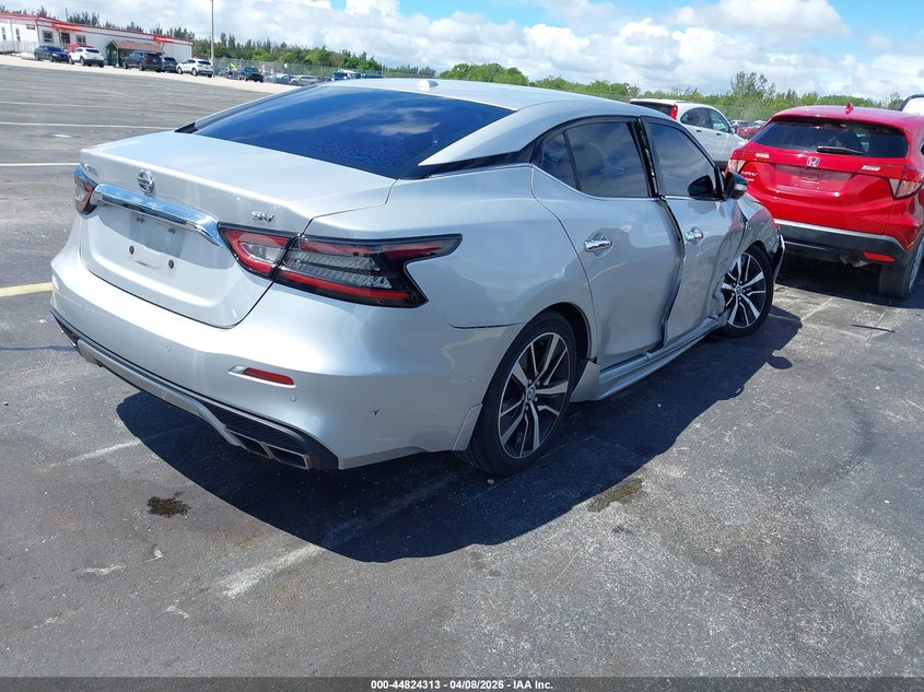 2021 Nissan Maxima 3.5 silver Lot 111044824313 Vin 1N4AA6CV0MC507969