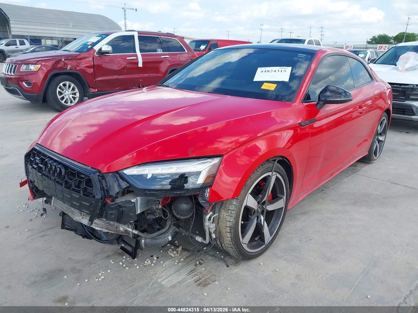 2023 Audi A5 2.0 red Lot 111044824315 Vin WAUTAAF55PA065334