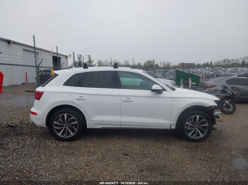 2023 Audi Q5 2.0 Premium Plus 45 Tfsi S Line Quattro white Lot 111044824378 Vin WA1EAAFY2P2054477