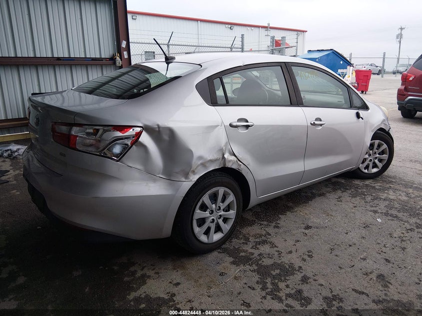 2016 Kia Rio 1.6 Lx white Lot 111044824448 Vin KNADM4A38G6678537
