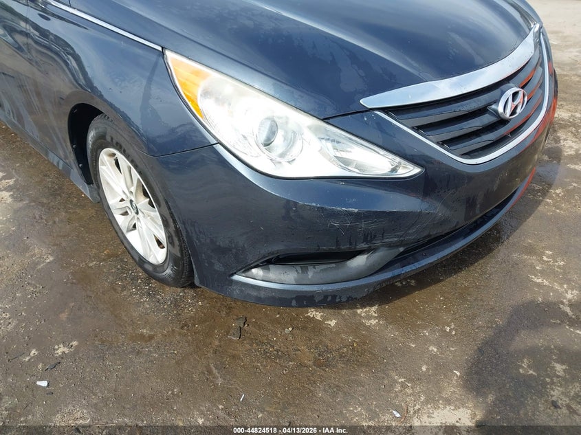 2014 Hyundai Sonata 2.4 Gls blue Lot 111044824518 Vin 5NPEB4AC0EH899663