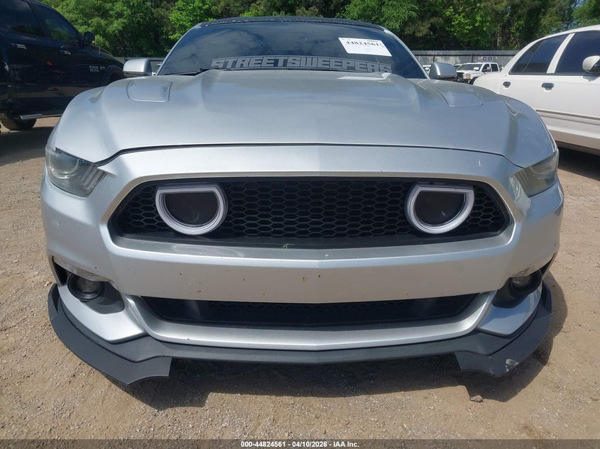 2015 Ford Mustang 5.0 Gt Premium silver Lot 111044824561 Vin 1FA6P8CF8F5378055