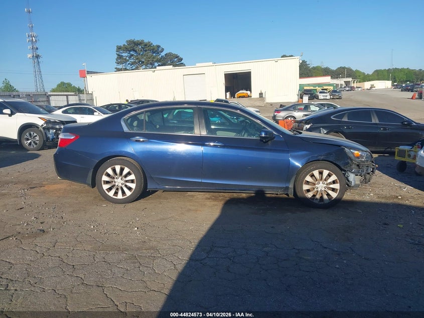 2014 Honda Accord 2.4 Ex blue Lot 111044824573 Vin 1HGCR2F72EA178191