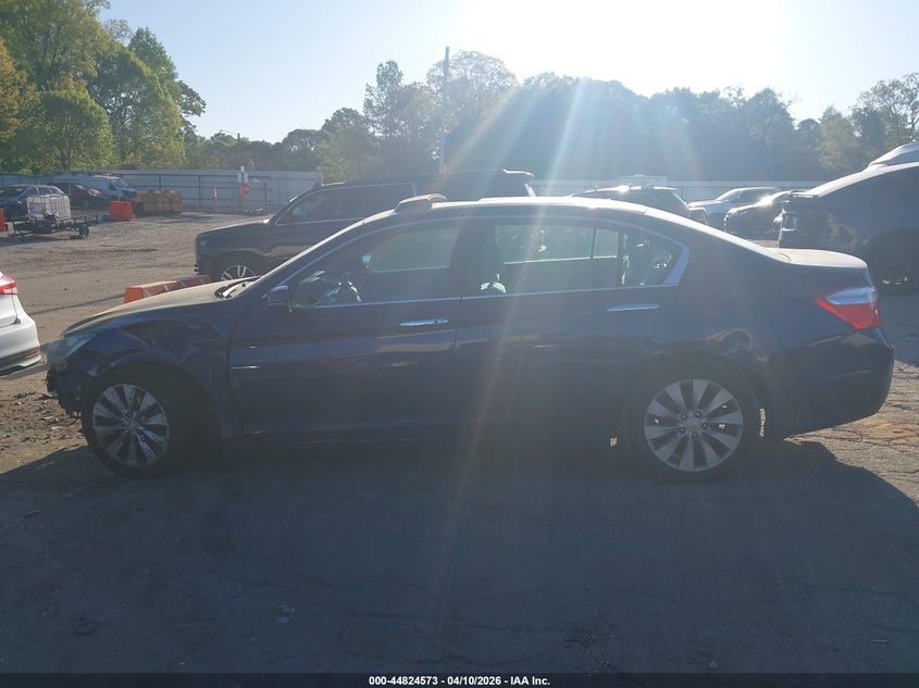 2014 Honda Accord 2.4 Ex blue Lot 111044824573 Vin 1HGCR2F72EA178191