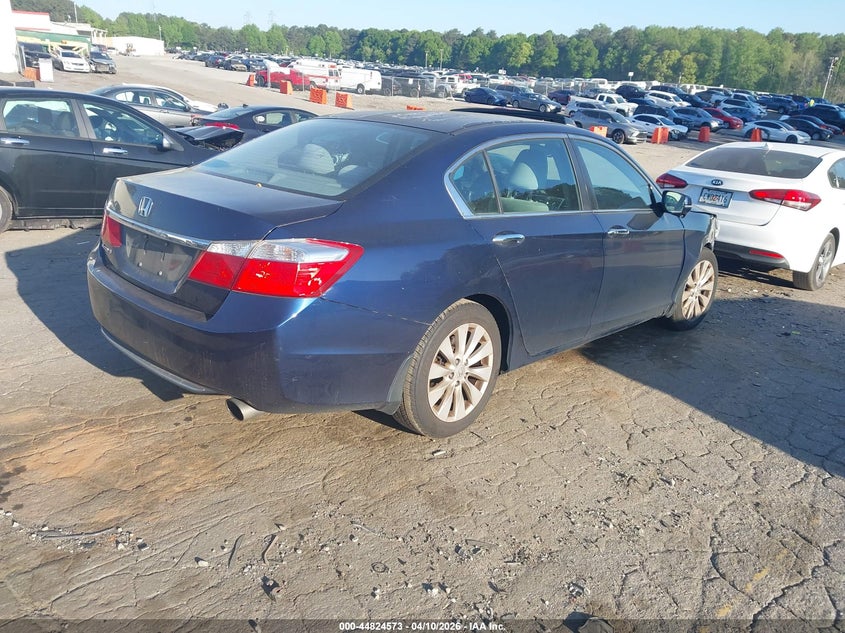 2014 Honda Accord 2.4 Ex blue Lot 111044824573 Vin 1HGCR2F72EA178191