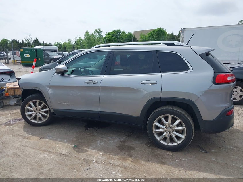 2015 Jeep Cherokee 3.2 Limited silver Lot 111044824585 Vin 1C4PJMDS9FW779841