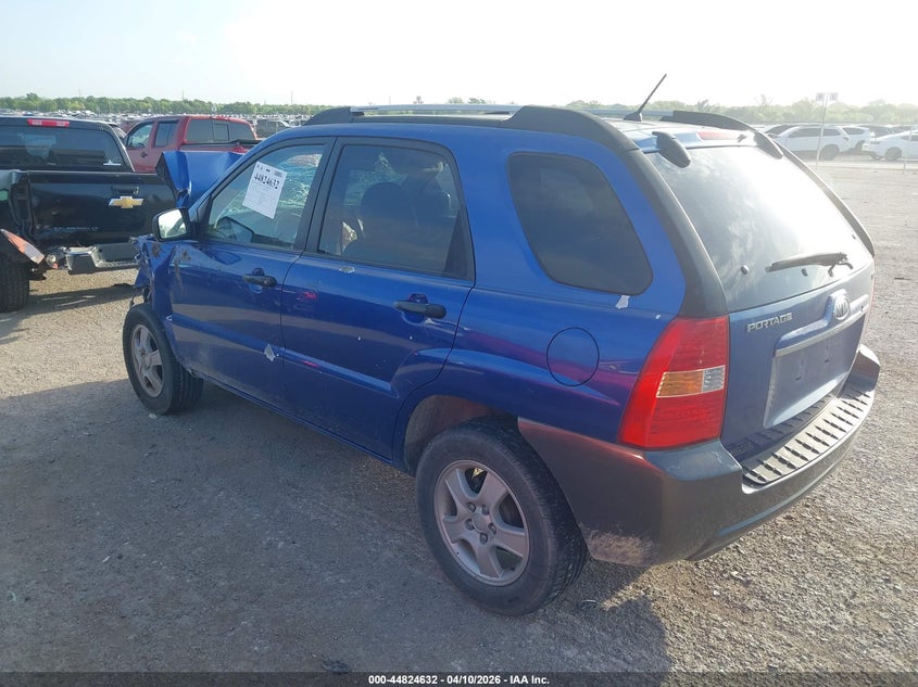 2007 KIA SPORTAGE SPORT UTILITY VEHICLE 2.0L I-4 DOHC, VVT, 140HP