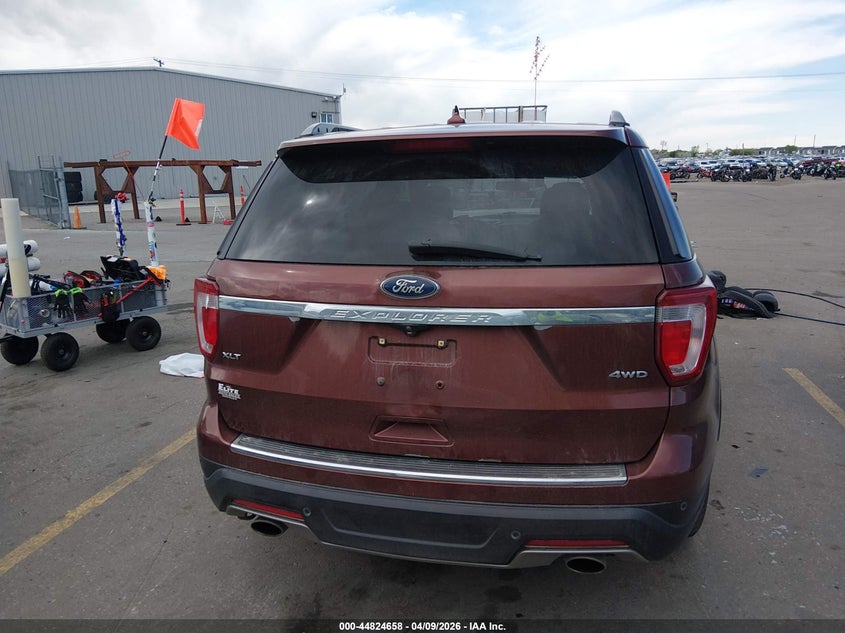 2018 Ford Explorer 3.5 Xlt brown Lot 111044824658 Vin 1FM5K8D81JGA92254