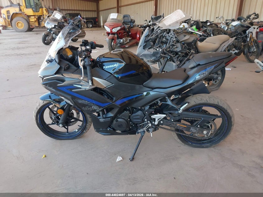 2025 Kawasaki Ex500 A/B VIN: ML5EXGJ16SDA50203 Lot: 44824697