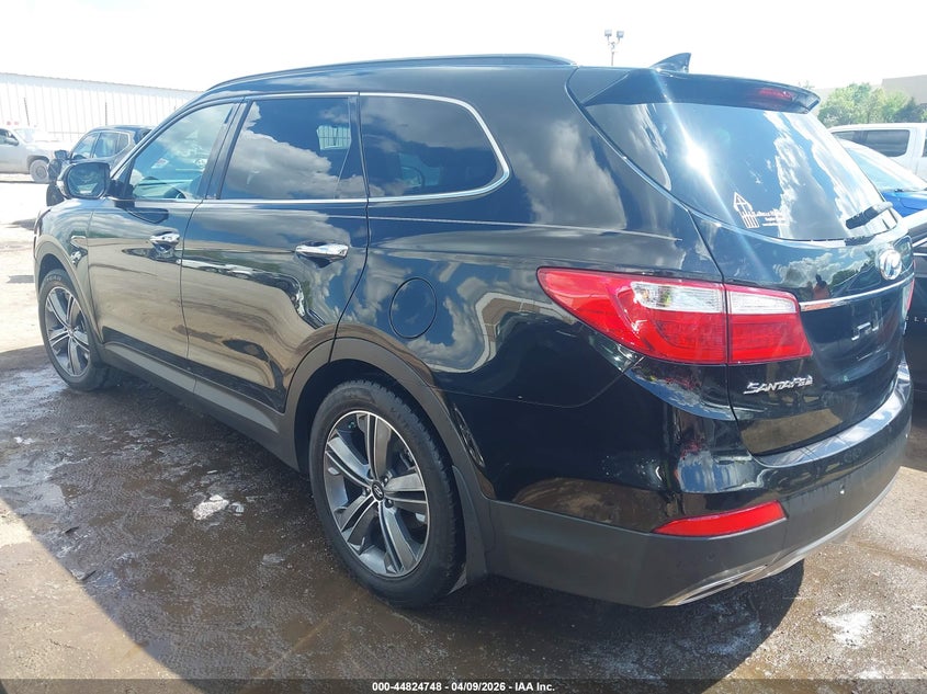 2016 Hyundai Santa fe 3.3 Limited black Lot 111044824748 Vin KM8SR4HFXGU130526