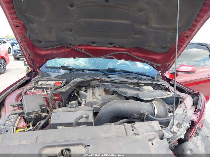 1FA6P8TH0F5320524 2015 Ford Mustang 2.3 Ecoboost red