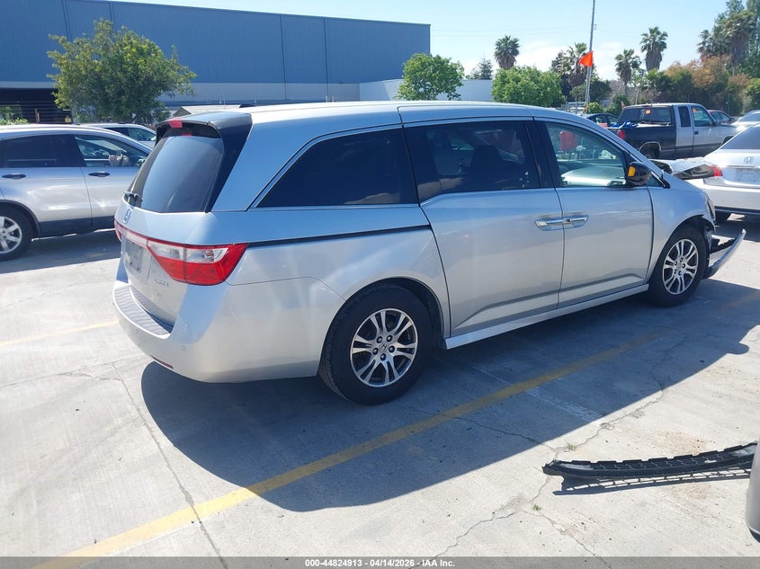 2012 Honda Odyssey 3.5 Touring/Touring Elite grey Lot 111044824913 Vin 5FNRL5H90CB022701