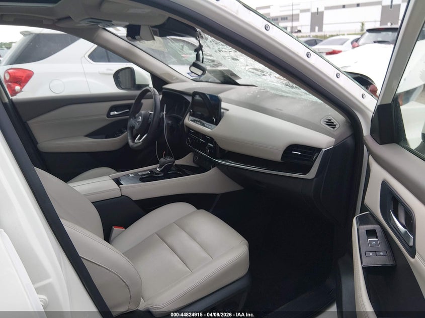 2023 Nissan Rogue 1.5 Sl Fwd white Lot 111044824915 Vin 5N1BT3CA9PC796032