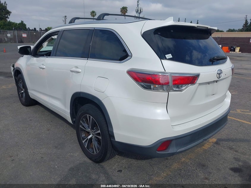 2016 Toyota Highlander Xle V6