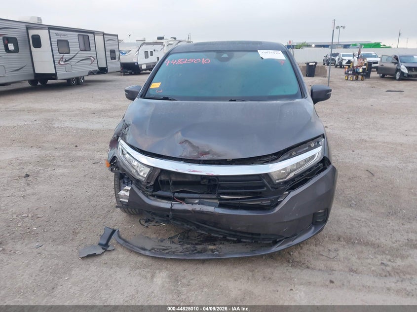 2022 Honda Odyssey Ex-L VIN: 5FNRL6H76NB018319 Lot: 44825010