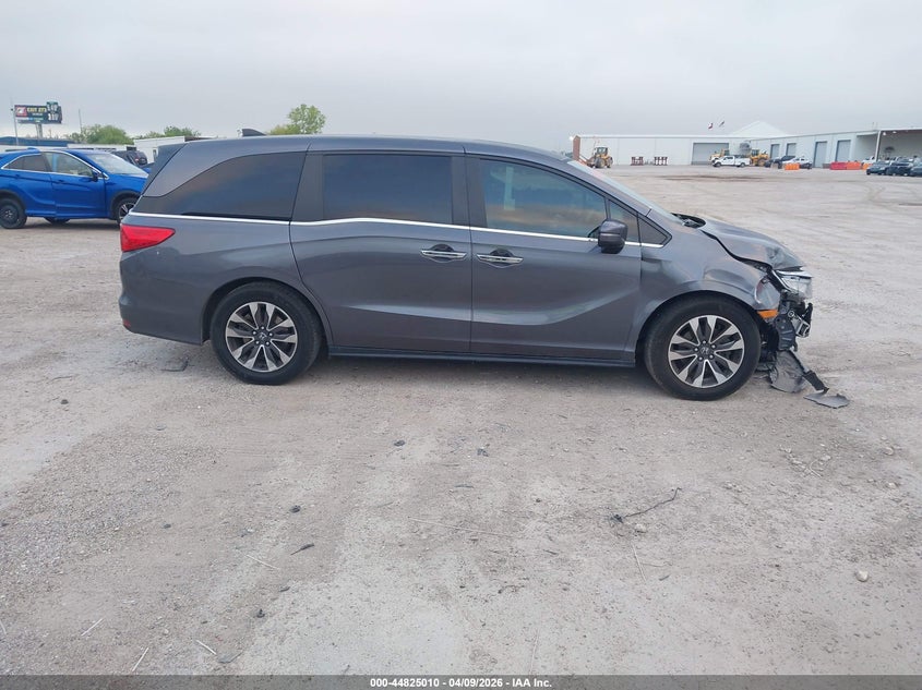 2022 Honda Odyssey Ex-L VIN: 5FNRL6H76NB018319 Lot: 44825010